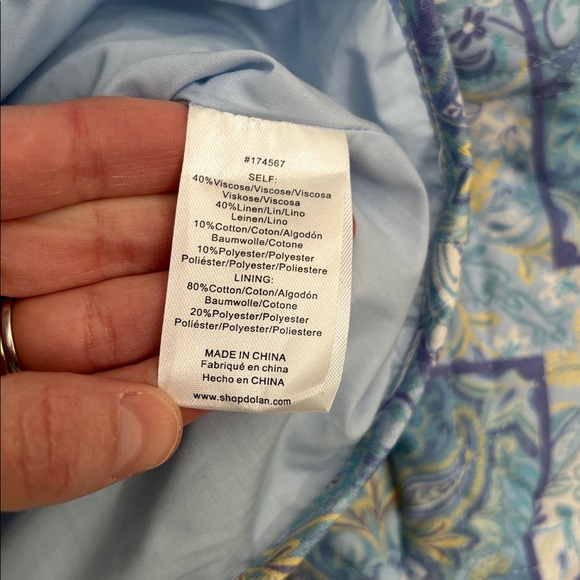 :Price Firm: NWT Anthropologie Dolan Bow-Front Linen Quilted Lady Jacket - Picture 9 of 10